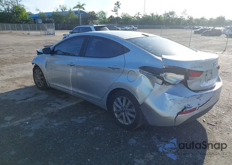 2015 Hyundai Elantra Se z USA, uszkodzony, nr VIN KMHDH4AE5FU264677